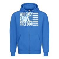 True Royal whiskey steak guns freedom Zipper Hoodie - artisFamous