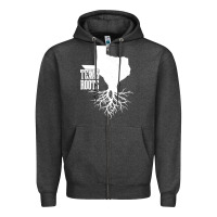 Charcoal Heather texas roots vintage usa Zipper Hoodie - artisFamous
