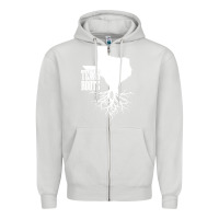 Dove Grey texas roots vintage usa Zipper Hoodie - artisFamous
