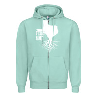Seafoam texas roots vintage usa Zipper Hoodie - artisFamous