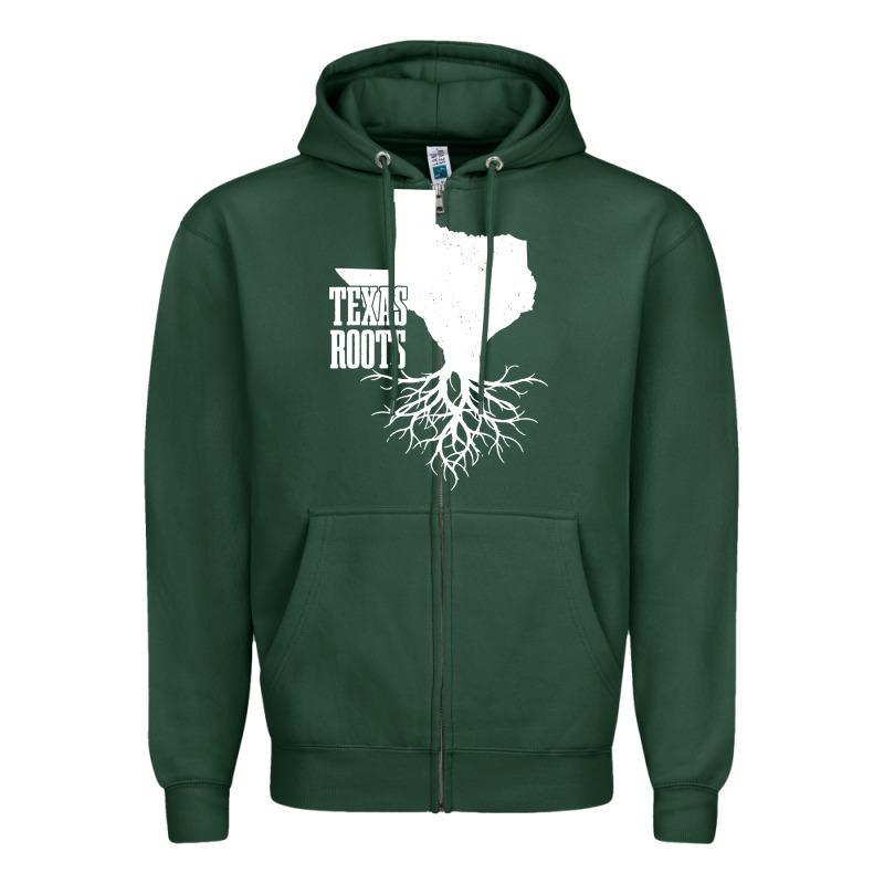 Texas Roots Vintage Usa Zipper Hoodie by artisFamous | Teevron