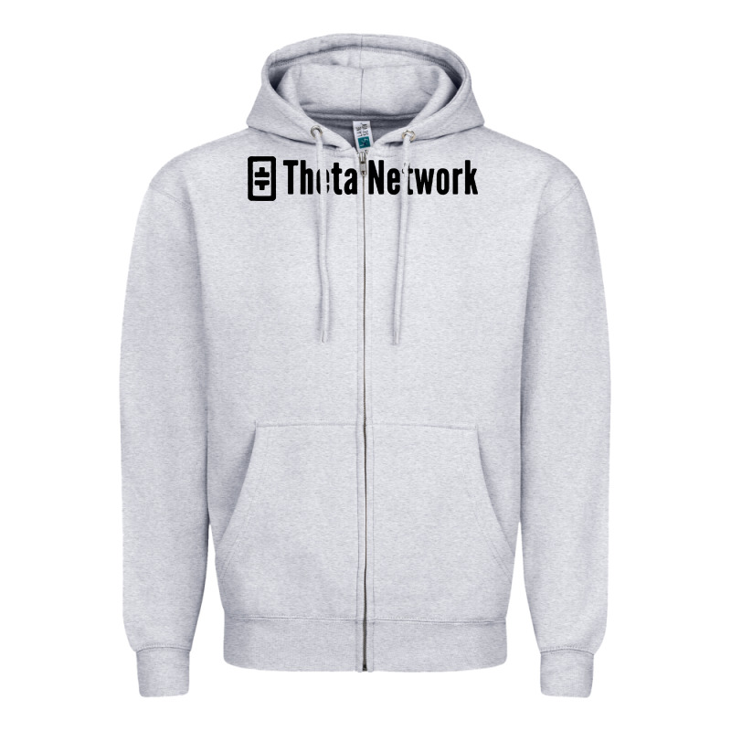 Theta Network Zipper Hoodie by artisFamous | Teevron