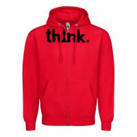 Red think chess Zipper Hoodie - artisFamous