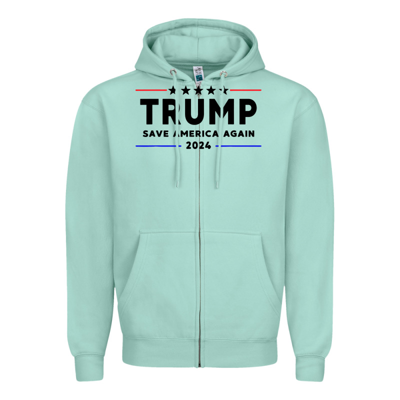 Trump 2024 Zipper Hoodie by artisFamous | Teevron
