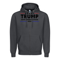 Smoke trump 2024 Zipper Hoodie - artisFamous