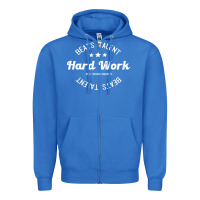True Royal hard work beats talent Zipper Hoodie - artisFamous