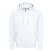 White hard work beats talent Zipper Hoodie - artisFamous