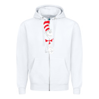 White dr seuss the cat in the hat Zipper Hoodie - artisFamous