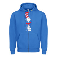 True Royal dr seuss the cat in the hat Zipper Hoodie - artisFamous