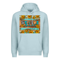 Blue Mist Welcome fall Premium Hoodie - Artiststas