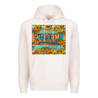 Pale Pink Welcome fall Premium Hoodie - Artiststas