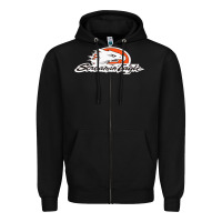 Black the screamin eagle Zipper Hoodie - artisFamous