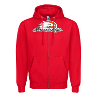 Red the screamin eagle Zipper Hoodie - artisFamous