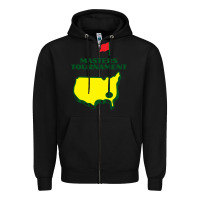 Black Master Tournament GOLF Zipper Hoodie - artisFamous