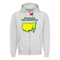 Dove Grey Master Tournament GOLF Zipper Hoodie - artisFamous