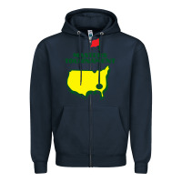 Navy Master Tournament GOLF Zipper Hoodie - artisFamous
