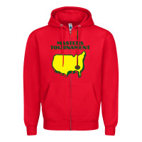 Red Master Tournament GOLF Zipper Hoodie - artisFamous