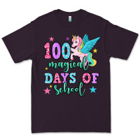 Plum hundred magical days of school unicorn Premium Tee - OliviaCreatesArt