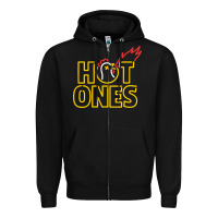Black hot ones Zipper Hoodie - artisFamous