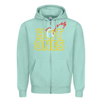 Seafoam hot ones Zipper Hoodie - artisFamous