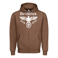 Chestnut deutsches reich Zipper Hoodie - artisFamous