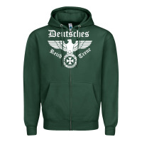 Deutsches Reich Zipper Hoodie | Teevron