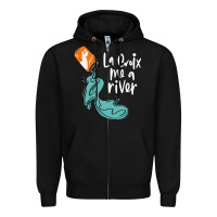 Black la croix drink Zipper Hoodie - artisFamous