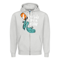 Dove Grey la croix drink Zipper Hoodie - artisFamous