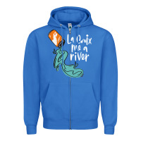 True Royal la croix drink Zipper Hoodie - artisFamous