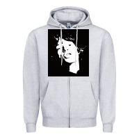 Heather Grey mick jag Zipper Hoodie - artisFamous