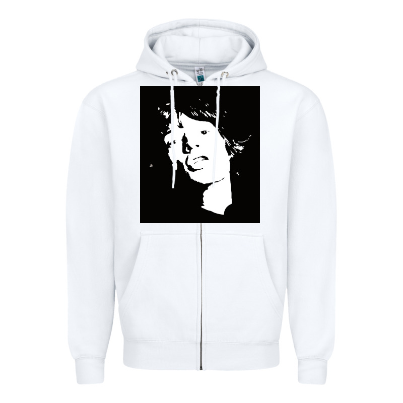 Mick Jag Zipper Hoodie by artisFamous | Teevron