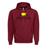 Burgundy golf masters Zipper Hoodie - artisFamous