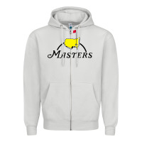 Dove Grey golf masters Zipper Hoodie - artisFamous