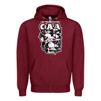 Burgundy oceans ate alaska Zipper Hoodie - artisFamous