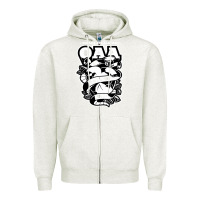 Oatmeal Heather oceans ate alaska Zipper Hoodie - artisFamous