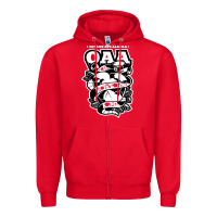 Red oceans ate alaska Zipper Hoodie - artisFamous
