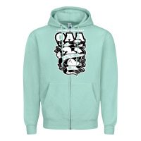 Seafoam oceans ate alaska Zipper Hoodie - artisFamous