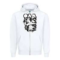 White oceans ate alaska Zipper Hoodie - artisFamous