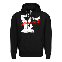 Black ridiculousness Zipper Hoodie - artisFamous