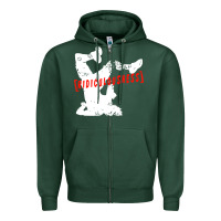 Sports Green ridiculousness Zipper Hoodie - artisFamous