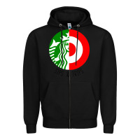 Black sips and  trips Zipper Hoodie - artisFamous