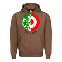 Sips And  Trips Zipper Hoodie | Teevron