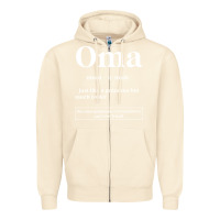 Sandshell Oma Definition - Mother's Day Gift Zipper Hoodie - artisFamous