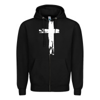Black tattoo christian Zipper Hoodie - artisFamous