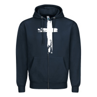 Navy tattoo christian Zipper Hoodie - artisFamous