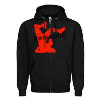 Black ridiculousness Zipper Hoodie - artisFamous