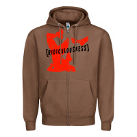 Chestnut ridiculousness Zipper Hoodie - artisFamous