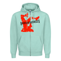 Seafoam ridiculousness Zipper Hoodie - artisFamous