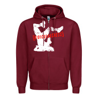 Burgundy ridiculousness Zipper Hoodie - artisFamous