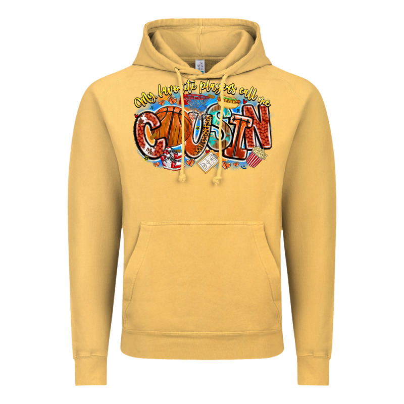 My Favorite Players Call Me Cousin Basketball Vintage Hoodie by CowhideDigitalArt | Teevron
